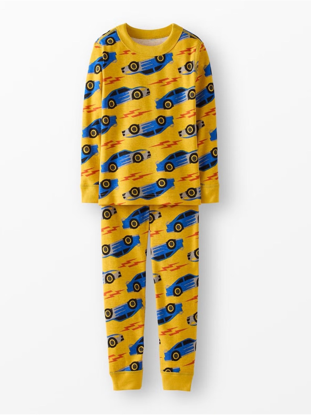 Hanna Andersson HannaJams Pajama Set in “Racecars on Bamboo”